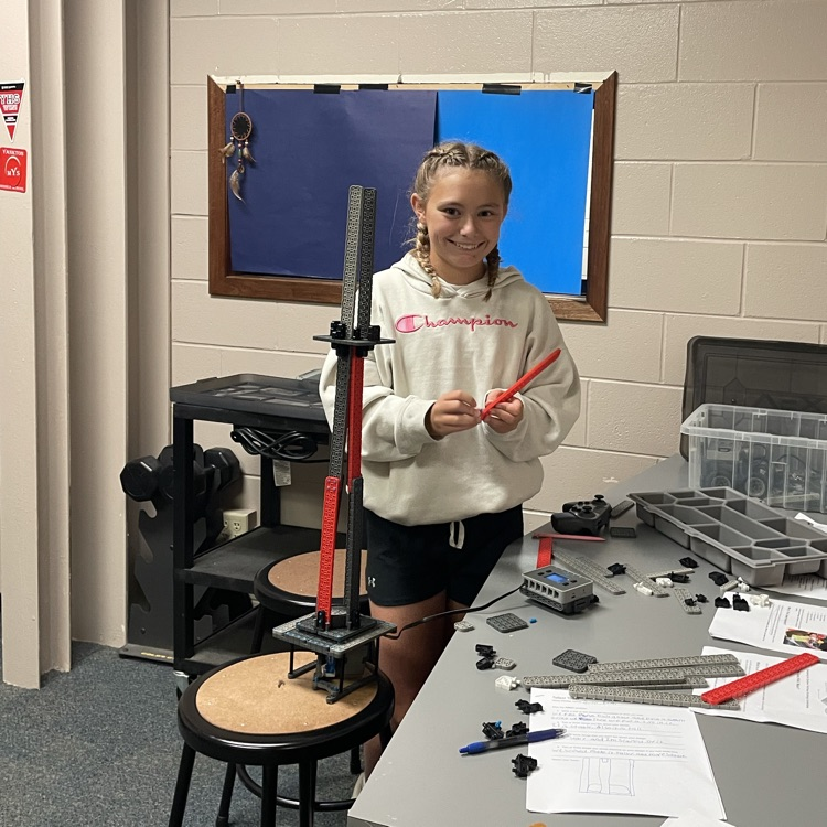Trying to build the tallest tower in YMS Red Day Design and Build class.