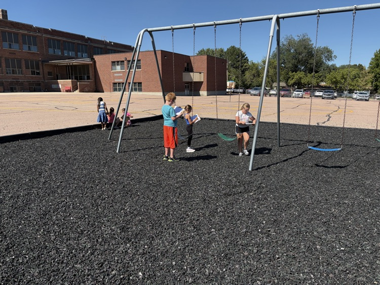 Mrs. Krommenhoek’s second graders went on a “WalkSTEM Tour” to observe and explore the various properties of our playground equipment! 