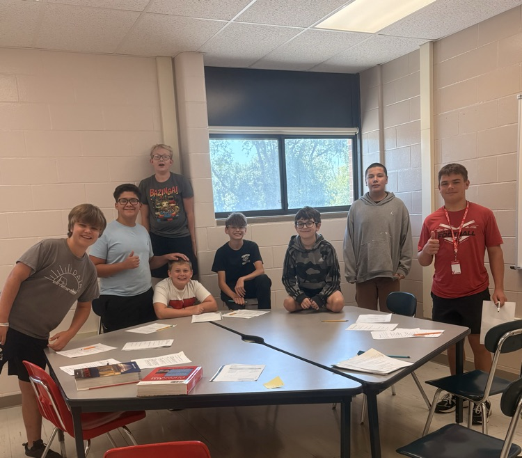 students in class