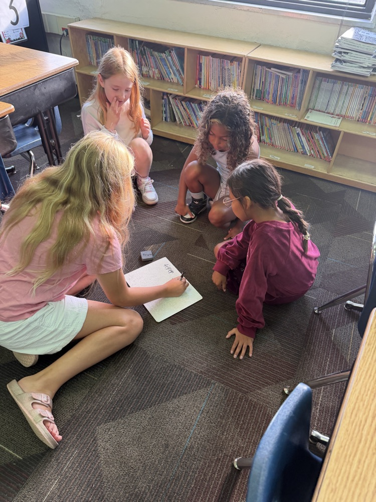 students collaborating