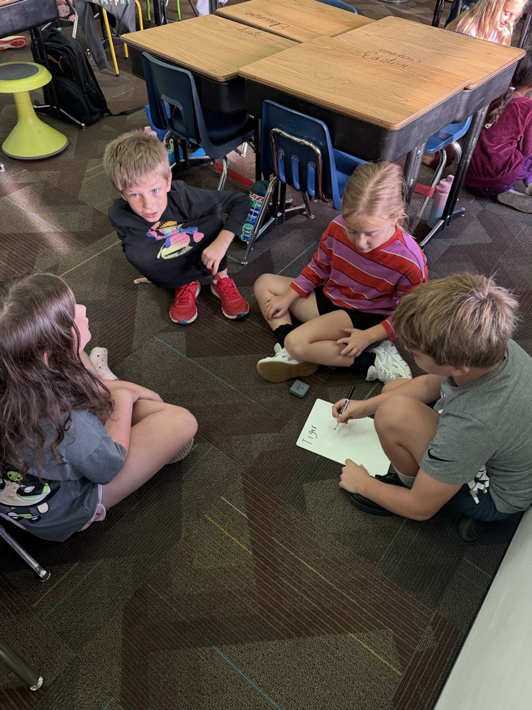 students collaborating