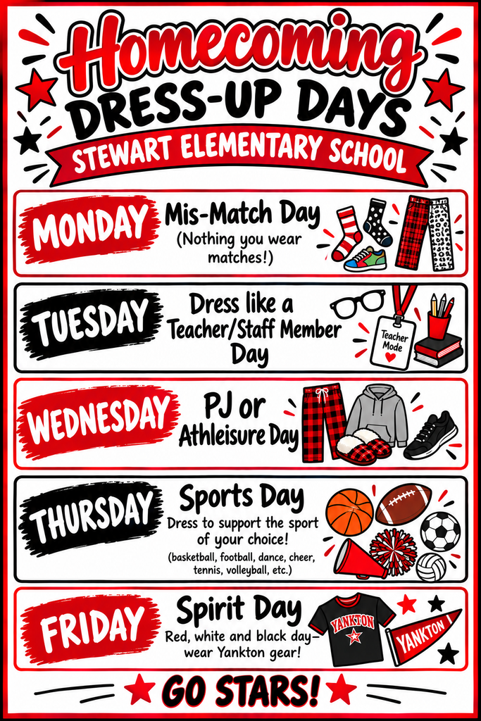 Stewart Homecoming Dress Up Days!