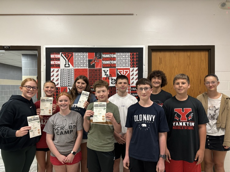 8th Grade Subway Certificate Recipients