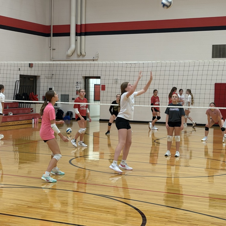 Gazelle volleyball players coming together to celebrate Homecoming and building the program. YHS Gazelles led the sixth, seventh, and eighth grade practice by sharing their knowledge and love of volleyball!