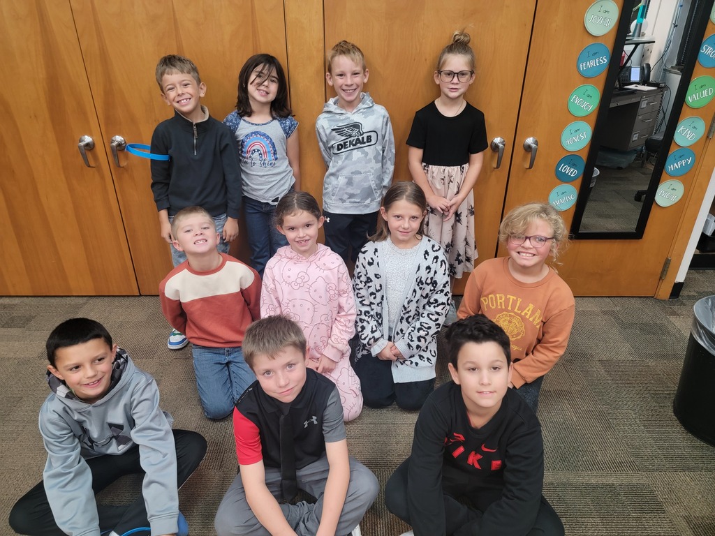 Students dressed as staff members. 