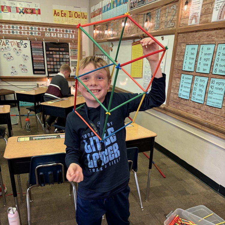 Rainy day fun in Mrs. Vlasman's 2nd grade class at Beadle.