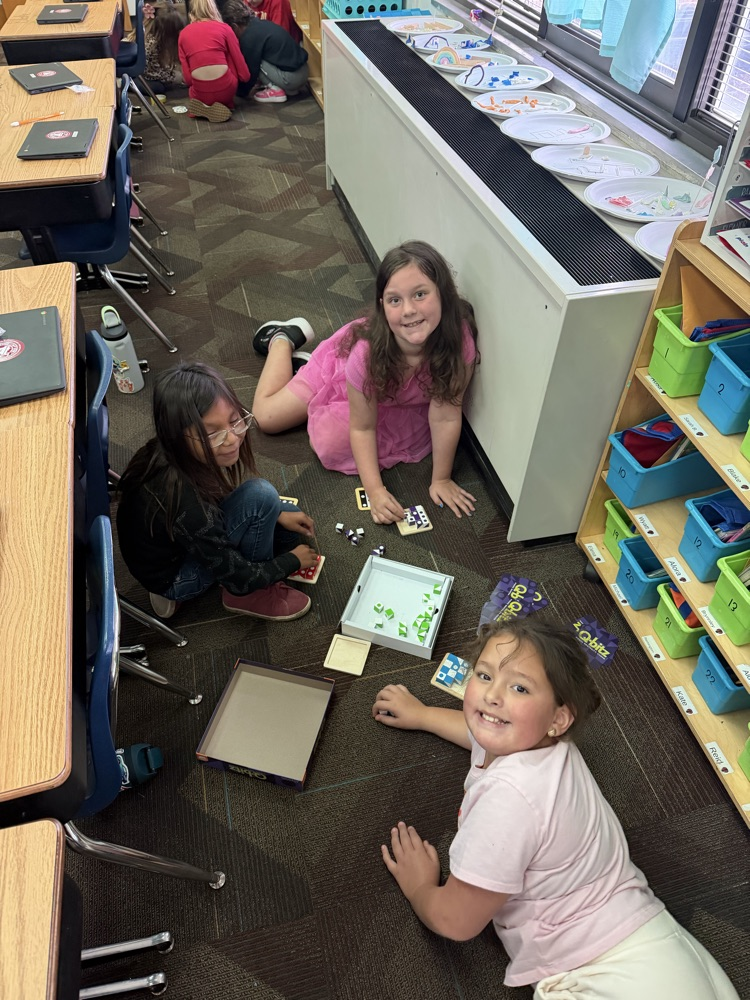 students playing game 