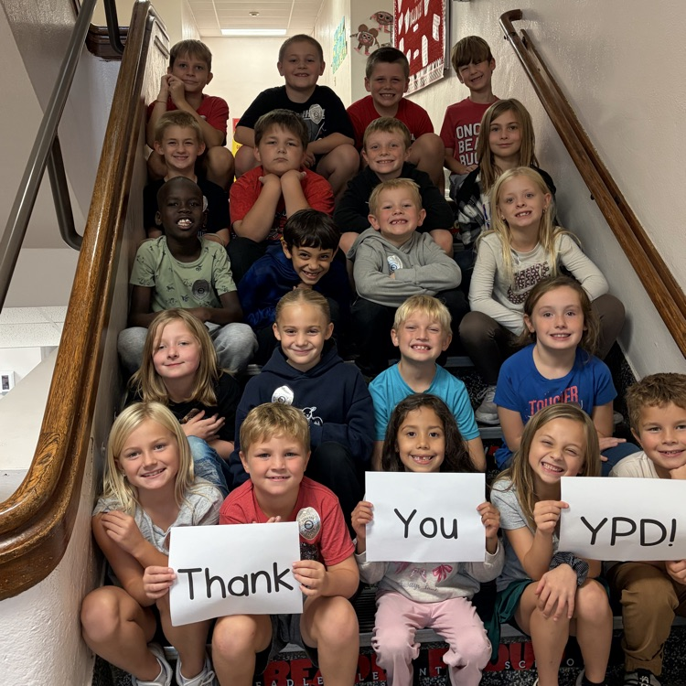 Thank you to YPD, the Sheriff's Department and the court house for a fabulous field trip. Beadle 2nd graders had so much fun learning about law enforcement and participating in a mock trial.