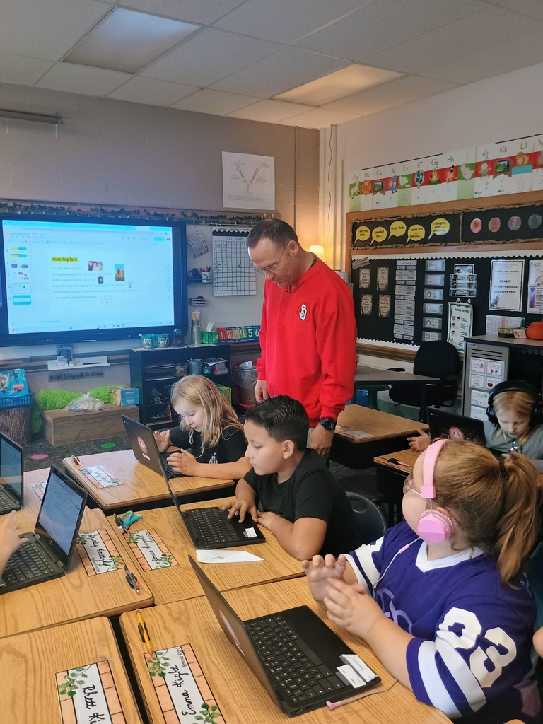 Mr. Hovden helping