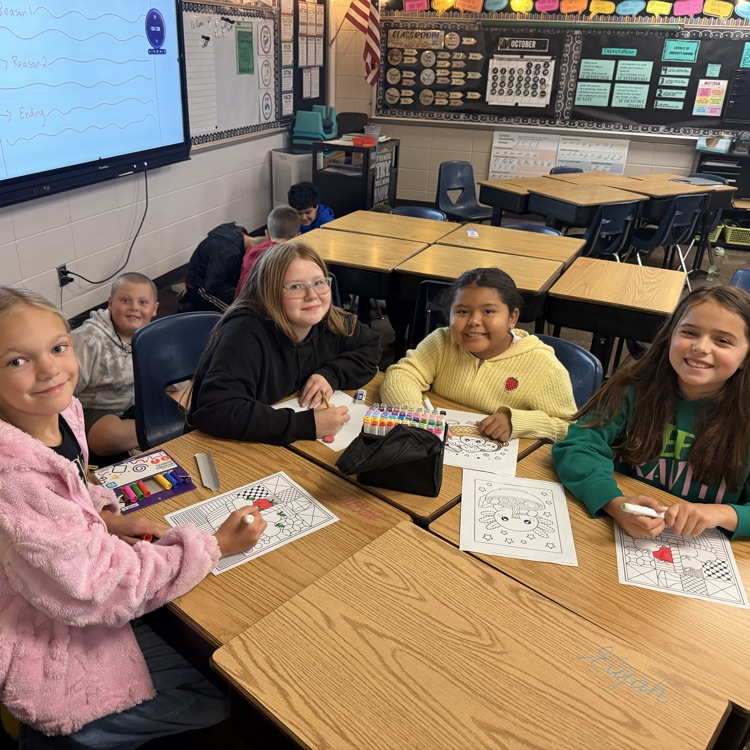 Student shoutouts to Mrs. Lukkes's fourth grade class at Beadle!  Seeing them have fun and play games with their classmates, that have become friends, makes my day!  We have had a great 1at quarter!  We have already grown and learned so much!  