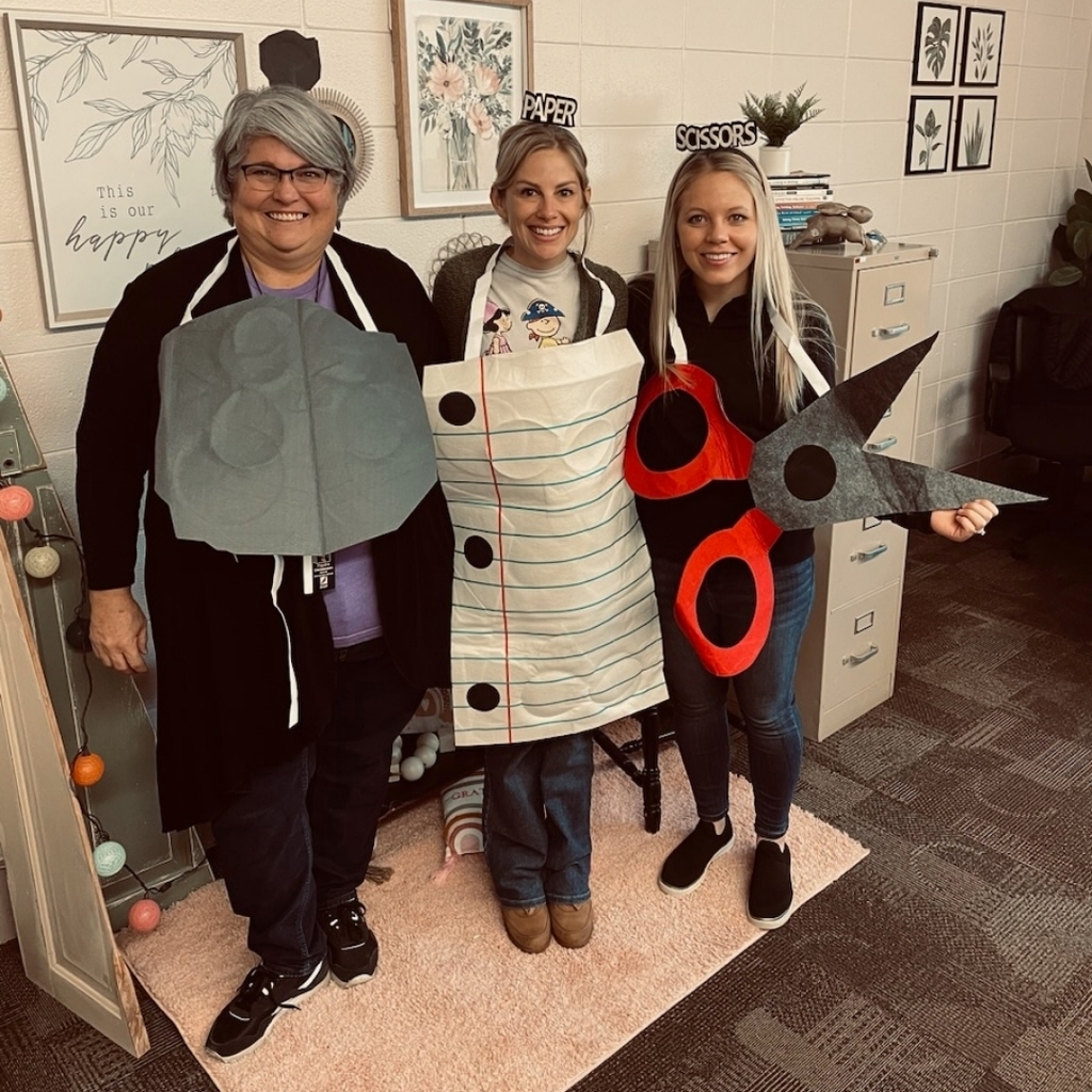 Coaches and Interventionists were easily recognizable in their costumes!