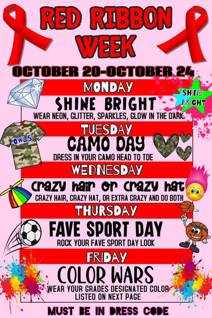 Red Ribbon Week Flyer