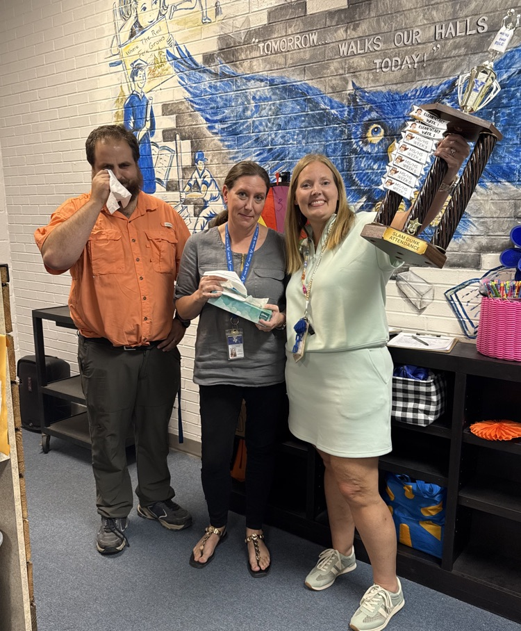 attendance trophy hand off