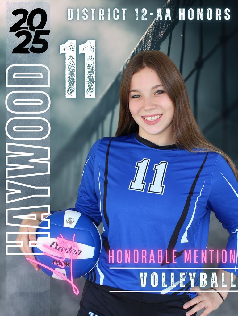 Volleyball District Honors Award Winner
