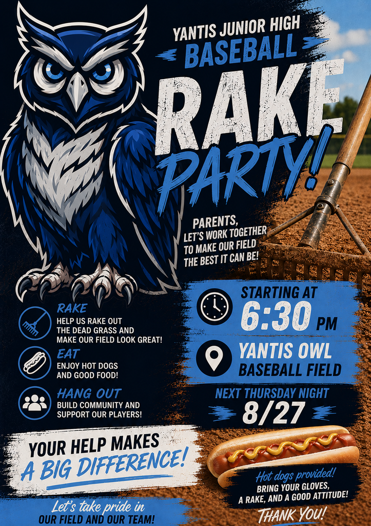 Baseball Field Rake Party