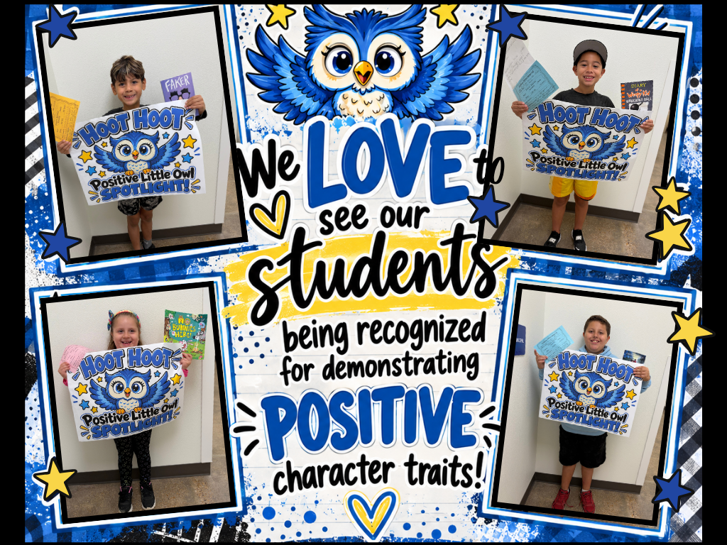 students recognized for positive behavior