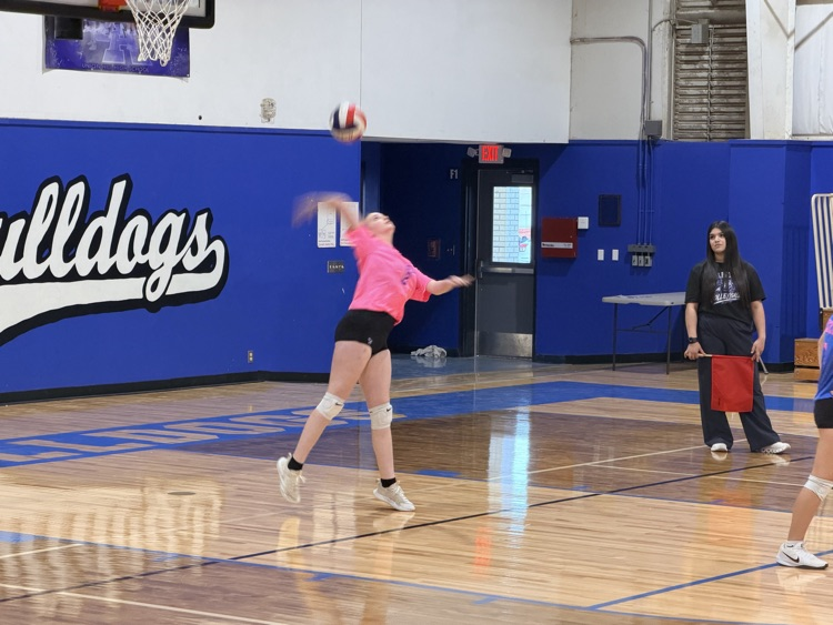 volleyball hit