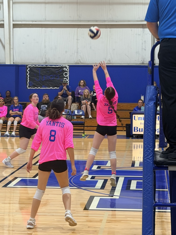 volleyball hit
