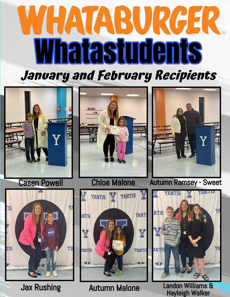 whataburger Whatastudents for january and february