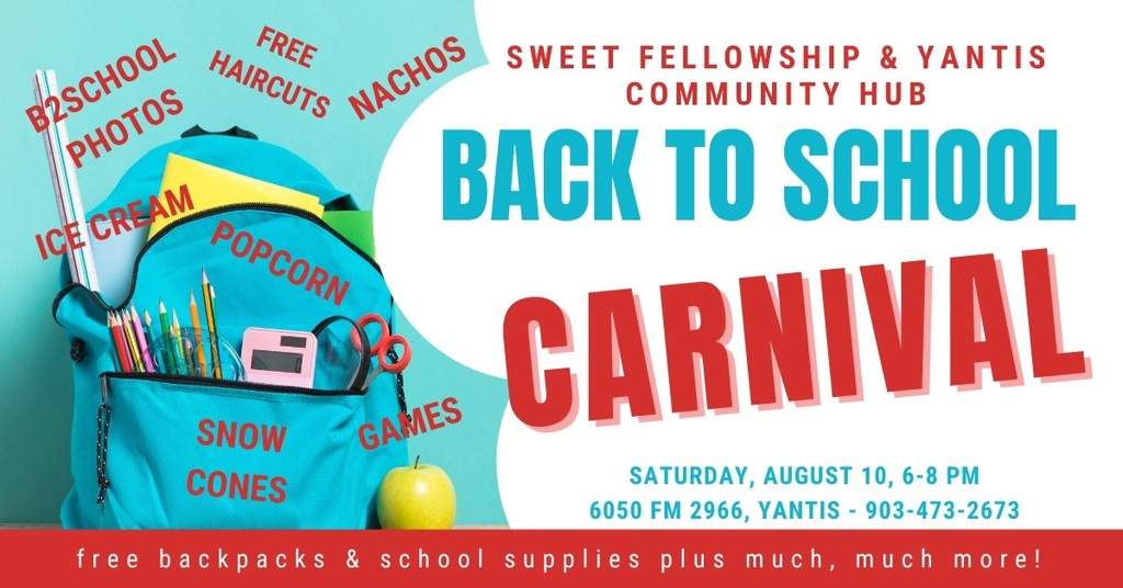 Back to School Carnival Community Event Flyer