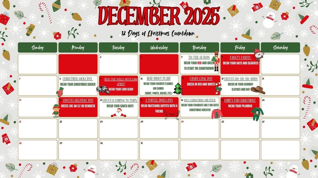 12 Days of Christmas Countdown 