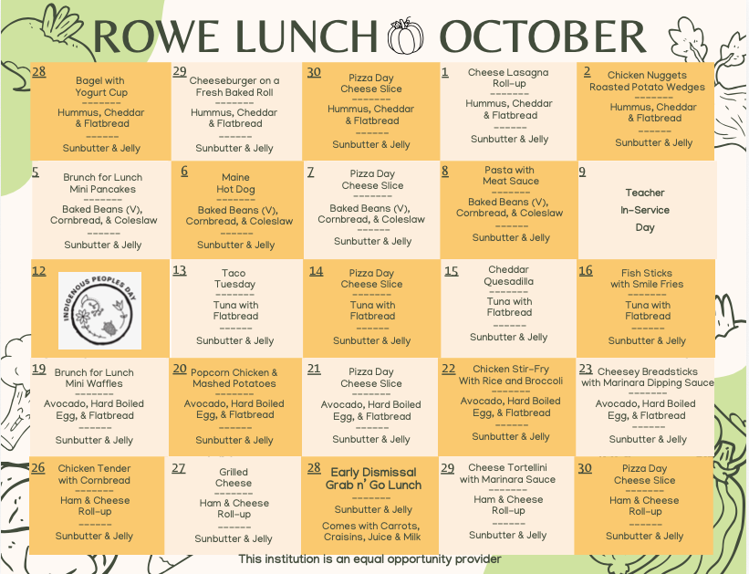 Rowe October Lunch
