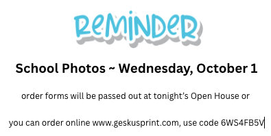 School Photos 10/1