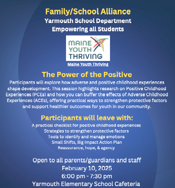 Yarmouth Family/School Alliance Poster