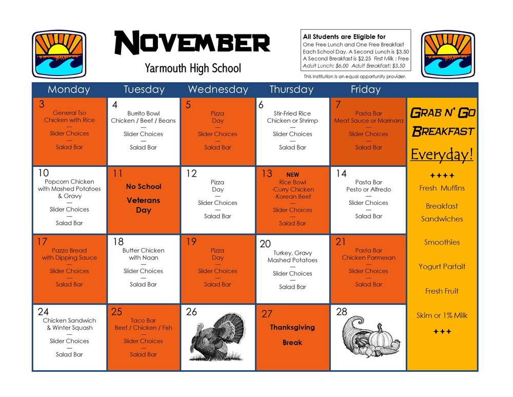 November Menu