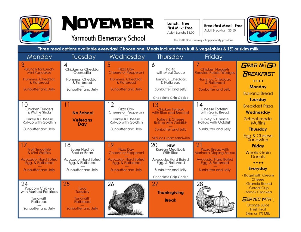 November Menu