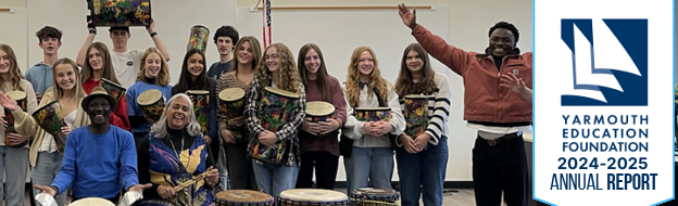 students with drums