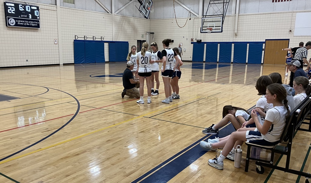 7th-grade Girls' Basketball Team in action against Lake Region