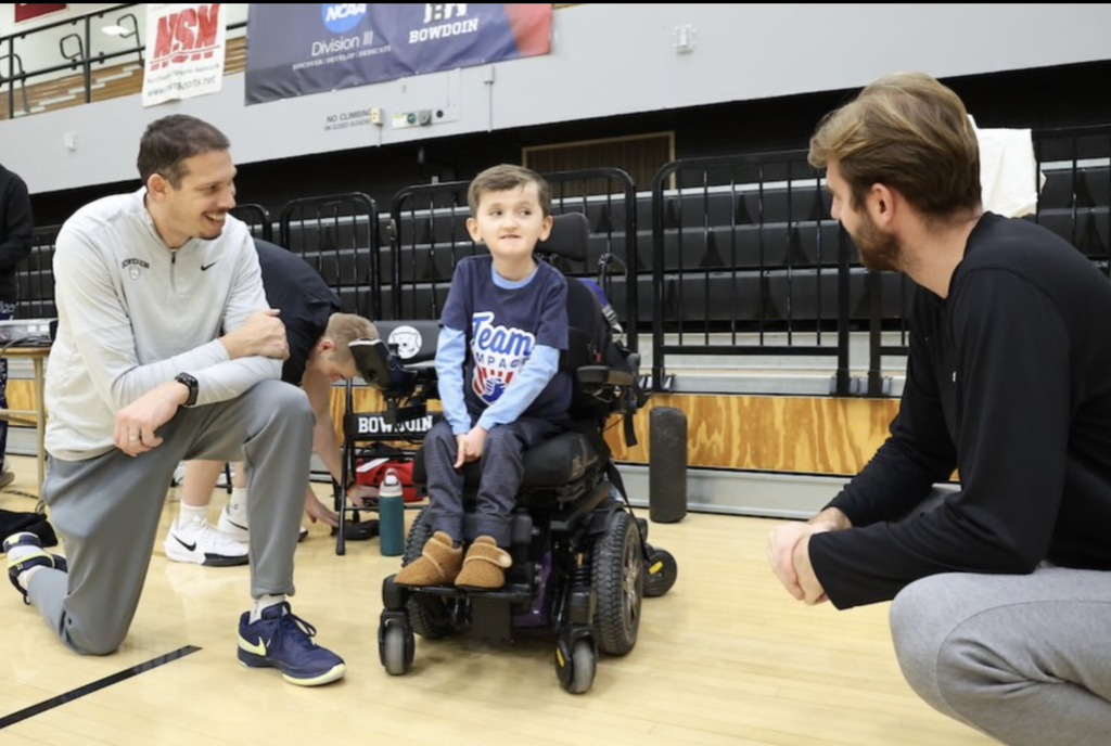 Talking with coaches!