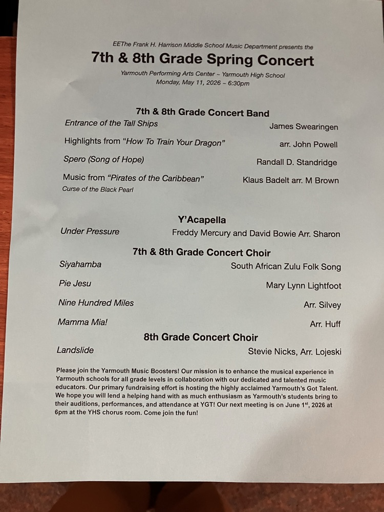 Concert Program