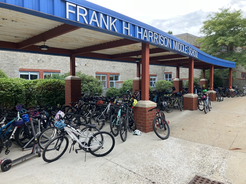 HMS bike racks are full of bikes