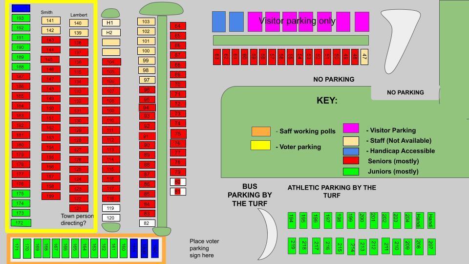 Parking Map for Election Day 2026