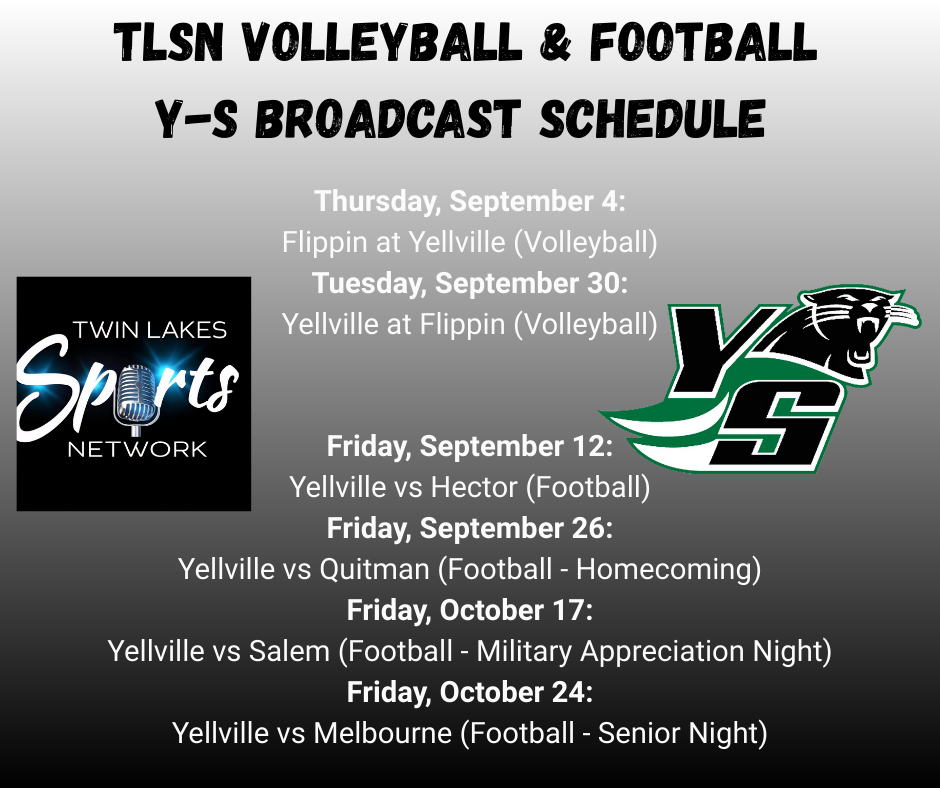 Broadcast Schedule - Fall, 2025