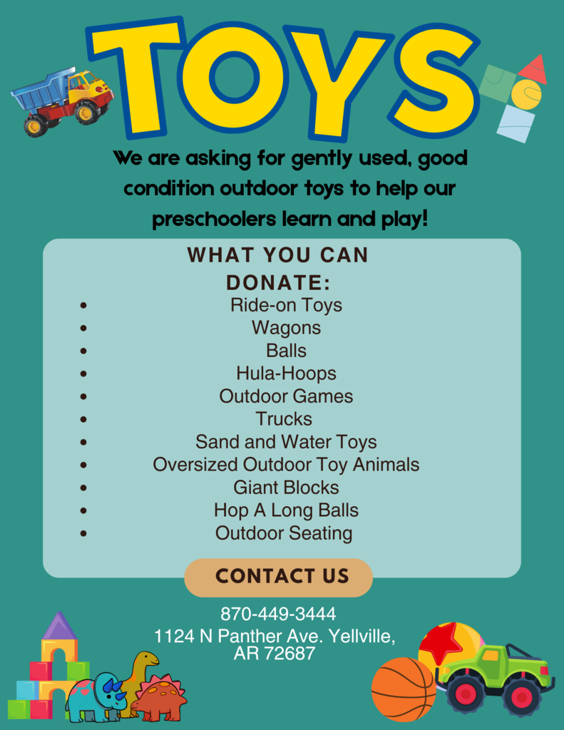 Donation Flyer - Preschool