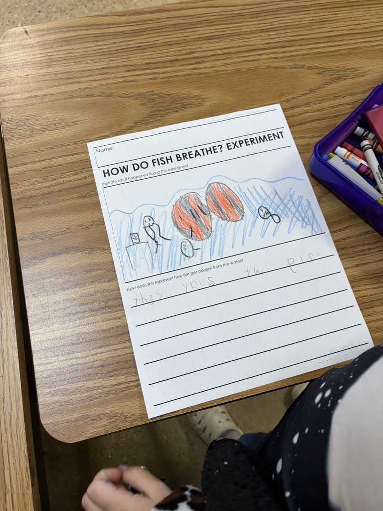 Fish breathing underwater experiment