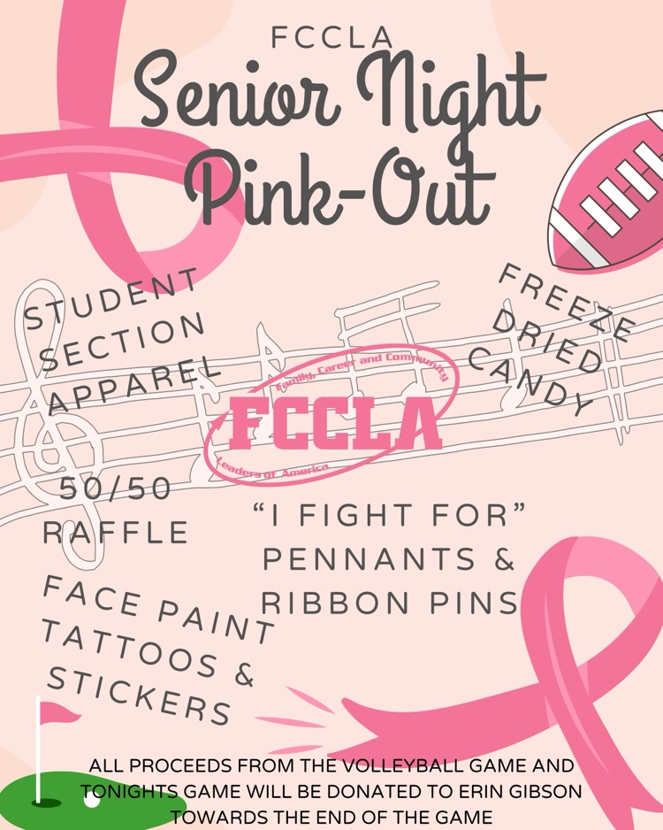 senior night pink-out