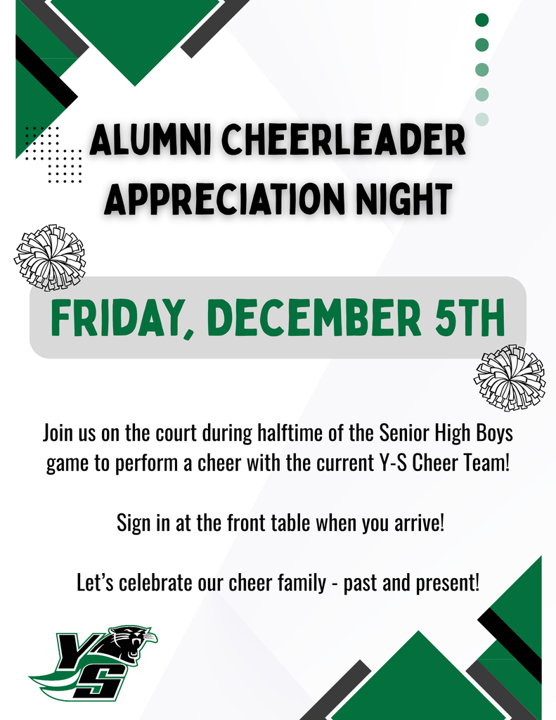Alumni cheerleader appreciation night