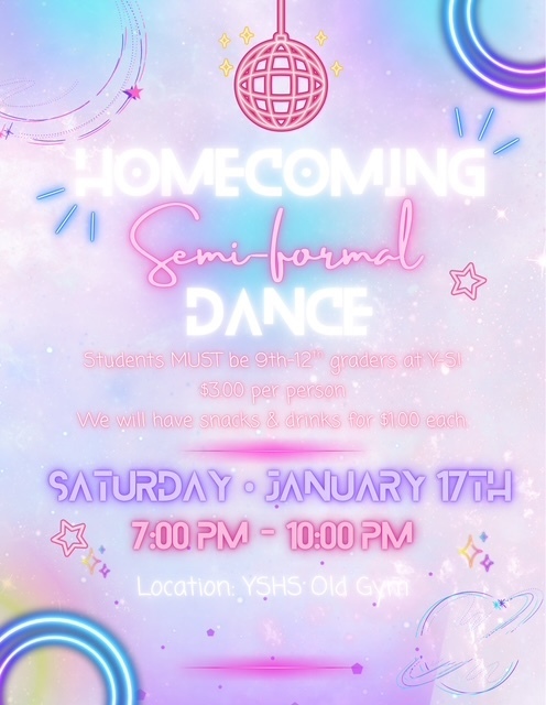 Homecoming Semi-Formal, January of 2026