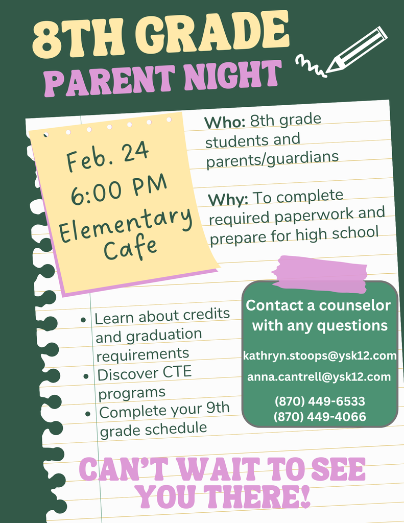 8th grade parent night