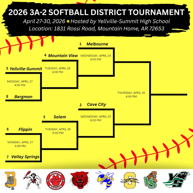 softball district tournament bracket