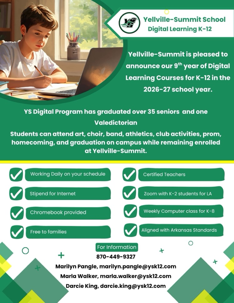digital learning flyer 
