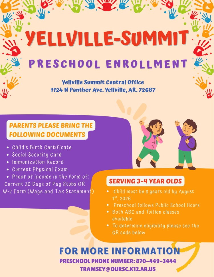 preschool enrollment information