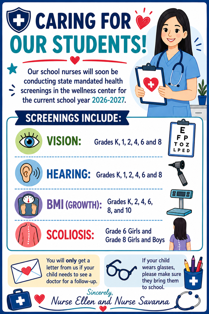 School Health Screeners for this year