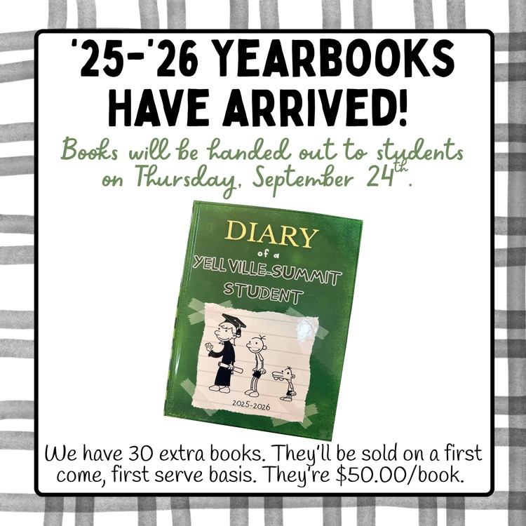 yearbook announcement 