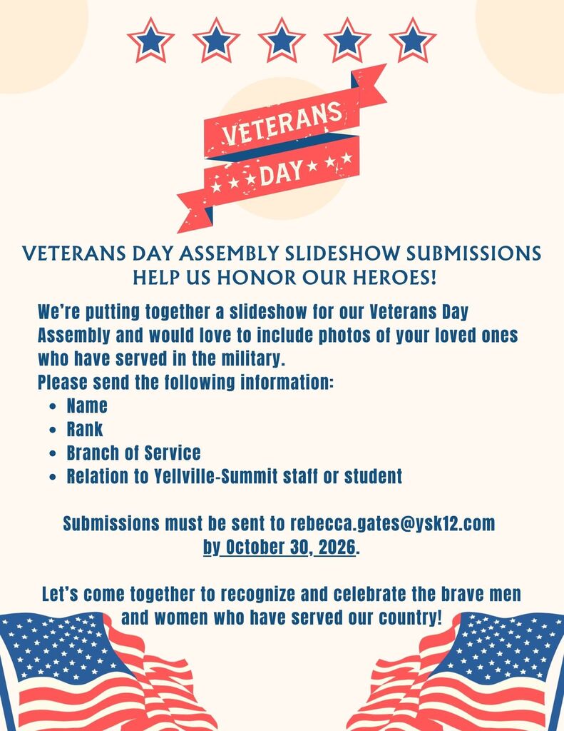 Veterans Slideshow Information
