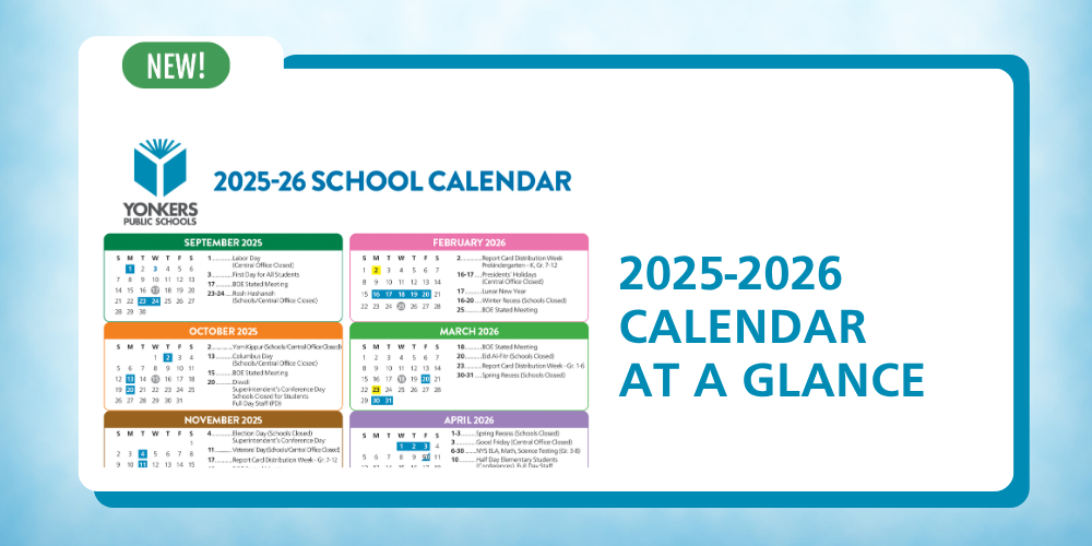 Sneak Peek! Your Calendar At A Glance for 2025-2026 ...